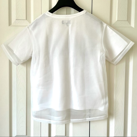 Izzue Love & Hate Two Layer White Tee - Picture 7 of 10